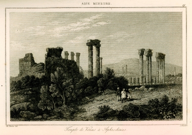 Ο Ναός του Αφροδίτης στην Αφροδισιάδα.