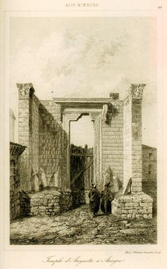 Ο Ναός του Αυγούστου στην Άγκυρα.