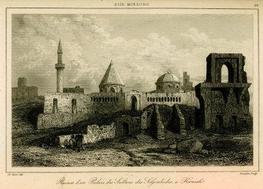 Ερείπια του ανακτόρου των Σελτζούκων Σουλτάνων του Ρουμ στο Ικόνιο.