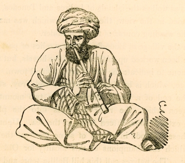 Βοσκός παίζει φλογέρα κάπου στην Τρωάδα.