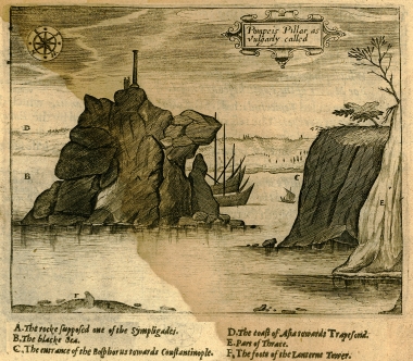 Ο λεγόμενος κίονας του Πομπηίου στην έξοδο του Βοσπόρου προς τον Εύξεινο Πόντο.