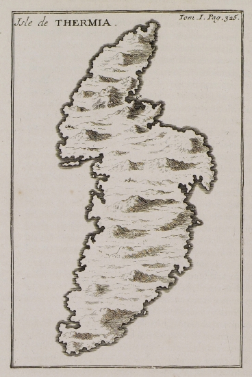 Χάρτης της Κύθνου.