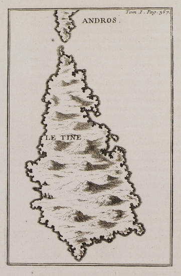 Χάρτης της Τήνου.