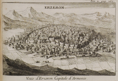 Άποψη της Θεοδοσιούπολης (σημερινό Έρζερουμ).