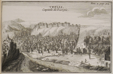 Άποψη της Τυφλίδας, πρωτεύουσας της Γεωργίας.