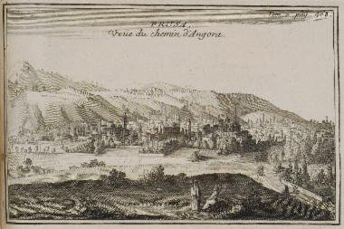 Άποψη της Προύσας από τον δρόμο της Άγκυρας.