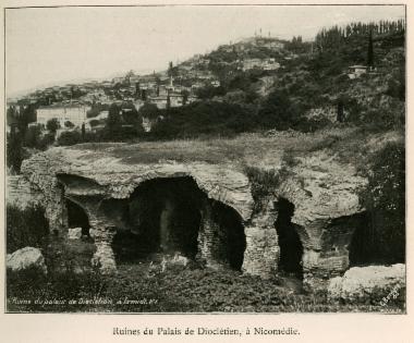 Ερείπια του ανακτόρου του Διοκλητιανού στη Νικομήδεια (σημερινό Ιζμίτ).
