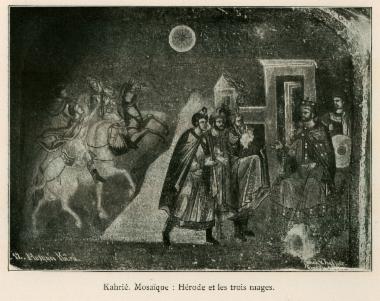 Ο Ηρώδης και οι τρεις Μάγοι (ψηφιδωτό στη Μονή της Χώρας, Κωνσταντινούπολη).