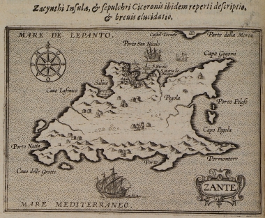 Χάρτης της Ζακύνθου.