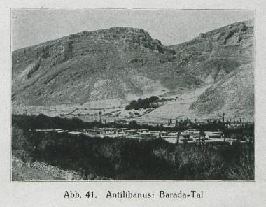 Η κοίτη του Χρυσορρόα (σήμερα Μπαραντά) στον Αντιλίβανο.