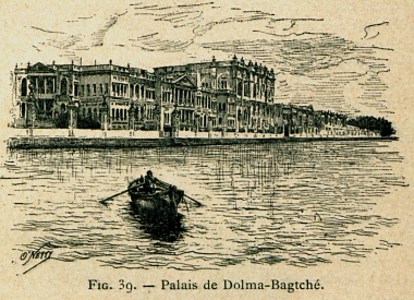 Το ανάκτορο Ντολμά Μπαχτσέ.