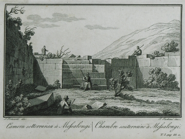 Τμήμα της οχύρωσης της Νέας Πλευρώνας, γνωστό και ως κάστρο της κυρα - Ρήνης.