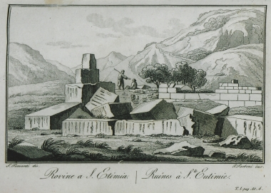 Ερείπια της αρχαίας πόλης Μυωνία, σήμερα Αγία Ευθυμία Φωκίδας.