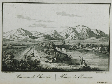 Άποψη της πεδιάδας στη Χαιρώνεια.