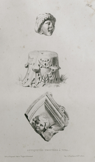 Αρχαιότητες που βρέθηκαν στη Βιζύη (σημερινό Βιζέ)