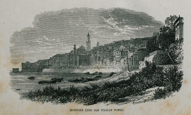 Η ιταλική συνοικία στην παλιά πόλη της Μεντόν.