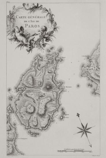 Χάρτης της Πάρου.