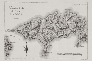 Χάρτης της Σάμου.