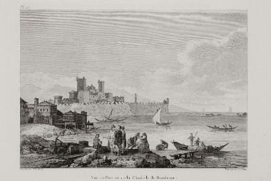 Το λιμάνι και το κάστρο του Αγίου Πέτρου της Αλικαρνασσού (σήμερα Μπόντρουμ).