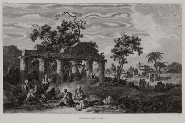 Ο Ναός του Άρη στην Αλικαρνασσό (σημερινό Μπόντρουμ).