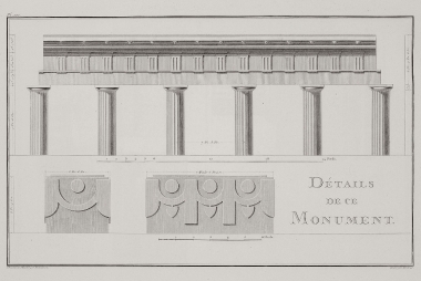 Λεπτομέρειες των ερειπίων του Ναού του Άρη στην Αλικαρνασσό (σημερινό Μπόντρουμ).