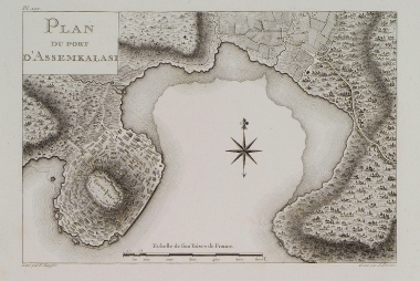 Χάρτης του λιμανιού της Ιασσού (σημερινό Γκιουλούκ).