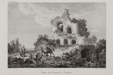 Ερείπια Γυμνασίου στην Πέργαμο.