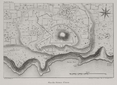 Κάτοψη των ερειπίων της Άσσου.