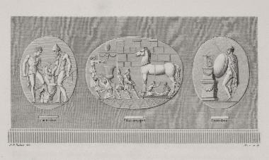 Δακτυλιόλιθοι με σκηνές από τον Τρωϊκό Πόλεμο.