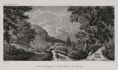 Άποψη της κορυφής του Γαργάρου της Ίδης και των πηγών του ποταμού Σιμόεντα.