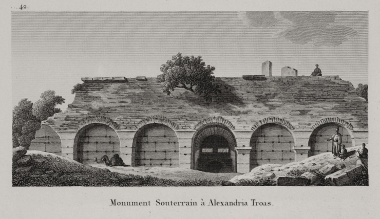 Υπόγειο μνημείο στην Αλεξάνδρεια Τρωάδα (σημερινό Εσκί Σταμπούλ).
