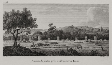 Ερείπια υδραγωγείου στην Αλεξάνδρεια Τρωάδα (σημερινό Εσκί Σταμπούλ).