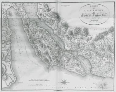 Χάρτης των Δαρδανελίων.