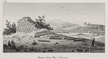 Αρχαίο τείχος στο Πάριον (αρχαία πόλη κοντά στο σημερινό Κεμέρ).