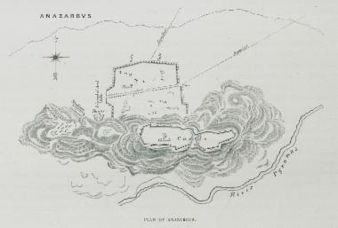 Τοπογραφικό διάγραμμα της Ανάζαρβου.