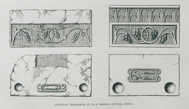 Χριστιανικές επιτύμβιες στήλες στο Σουρ ελ Γκοζλάν της Αλγερίας.