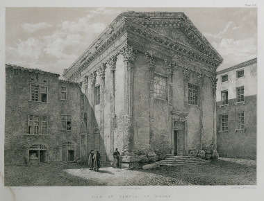 Ο ναός της Ρώμης και του Αυγούστου στη Βιέν της Γαλλίας.