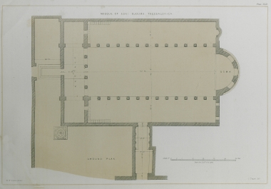 Κάτοψη της εκκλησίας της Αχειροποίητου στη Θεσσαλονίκη.