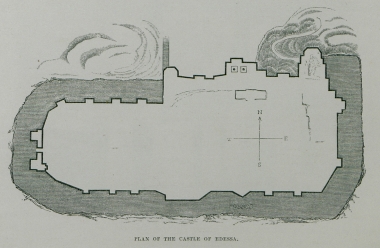 Κάτοψη του φρουρίου της Έδεσσας στη Σανλί Ούρφα της Τουρκίας.