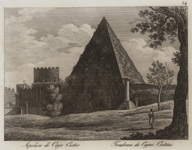 Η πυραμίδα του Γάιου Κέστιου στη Ρώμη.