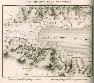 Χάρτης της Φθιώτιδας.