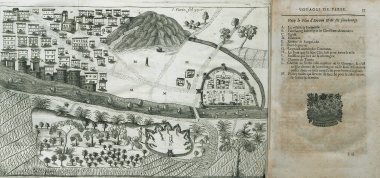 Χάρτης του Ερεβάν και των περιχώρων του.