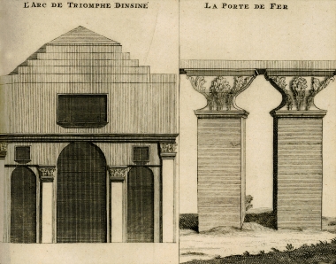 Απόψεις στοάς από την αρχαία Αντινοόπολη.