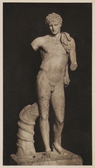 Το άγαλμα του Ερμή από την Παλαιόπολη της Άνδρου (Αρχαιολογικό Μουσείο Άνδρου).