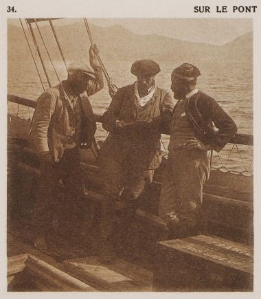 Σκηνή στη γέφυρα του καϊκιού.