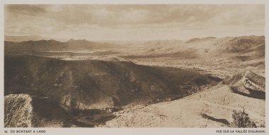 Η κοιλάδα του Αλικιανού από τον δρόμο προς τους Λάκκους.
