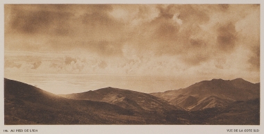 Το Λιβυκό πέλαγος από τους πρόποδες του Ψηλορείτη.