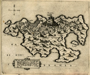 Χάρτης της Ζακύνθου.