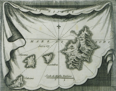 Χάρτης της Νισύρου.