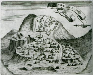Η πόλη και το φρούριο της Λέρου.